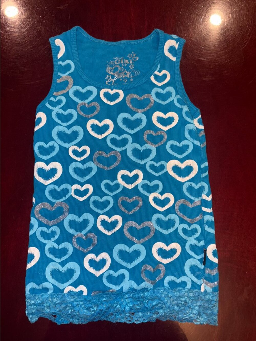 LaSenza Teal Lace Tank